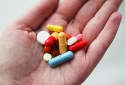 Pills in hand