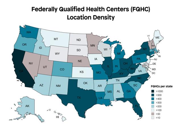 Federal Quality Health Centers (FQHC) Location Density